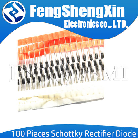 100PCS NEW Schottky Rectifier Diode 1N5817 1N5819 1N5399 1N4937 1N4004 1N4001 1N4007 UF4007 HER107 FR207 FR157 FR107 RL207 DO-41 ► Photo 1/1