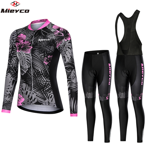 Mieyco Mountain Bike Ropa De Mujer Go Pro Road Bike Woman Cyclist Cycling Suit Jersey Bike Motocross Pants Jumpsuit Women Cloth ► Photo 1/6