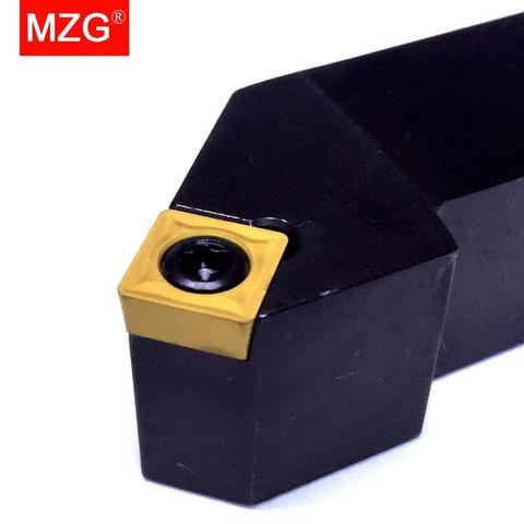 MZG CNC 12mm 20mm SSSCR1616H09 External Boring Tool Turning Arbor Lathe Cutter Bar SCMT Carbide Inserts Clamped Steel Toolholder ► Photo 1/6