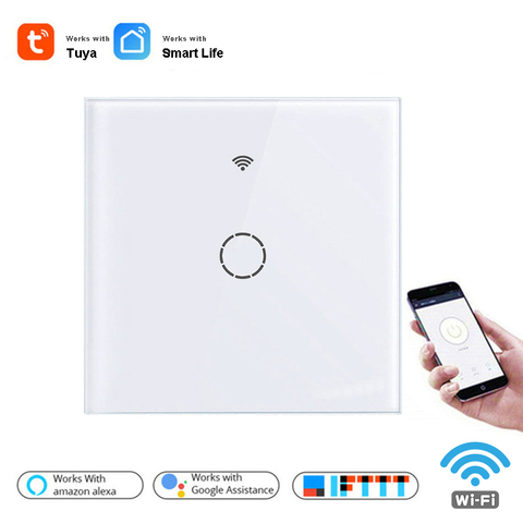 History Review On 1 2 3 Gang Way Tuya Wifi Smart Switch Wall Light Single Live Line For Without Neutral Wire Aliexpress Er Yuye Alitools Io - Wifi Wall Switch Without Neutral Wires