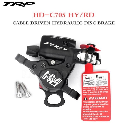 TRP-Hydraulic Disc Brakes for Road Bike, with Bilateral Brake Pads, HY / RD ► Photo 1/5