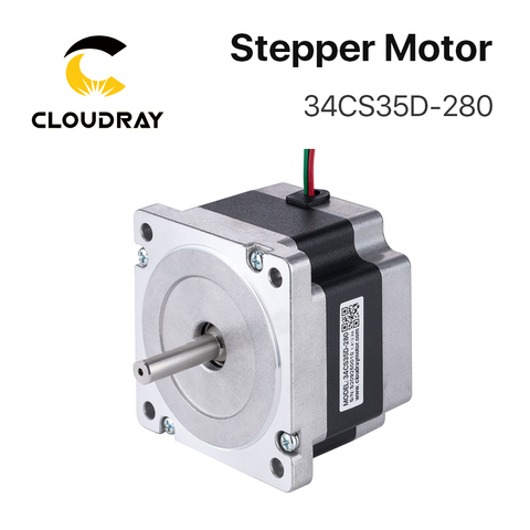 Nema 34 Stepper Motor 80mm 2 Phase 3.5N.m 2.8A Stepper Motor 4-lead  Cable for 3D printer CNC Engraving Milling Machine ► Photo 1/6