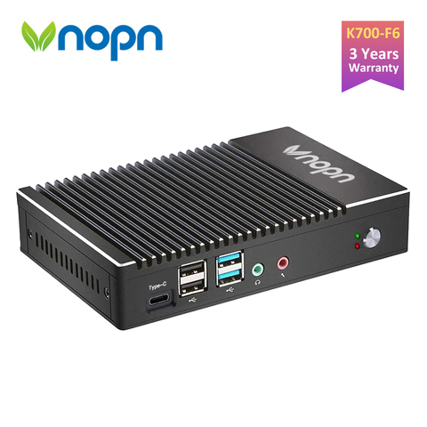 K700-L Fanless Mini PC AMD Quad-core Windows 10 Pro OEM License Small Home Computer WIFI HDMI VGA LAN HTPC DDR3 Desktop Minipc ► Photo 1/6