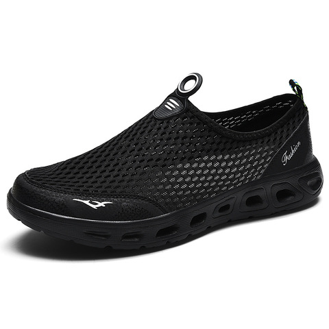 Men Aqua Shoes 2022 Summer Men Sandals Air Mesh Lightweight Breathable Shoes Water Slip-on Unisex Sneakers 6 Colors Casual Shoes ► Photo 1/6