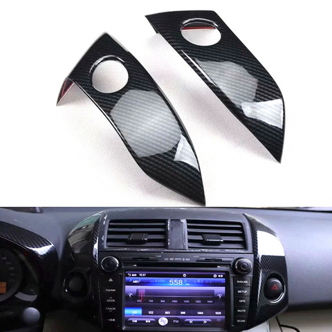 Car Dashboard Central Control Emergency Light Lamp Switch Panel Cover Trim Styling For Toyota RAV4 2009-2012 Interior Auto Parts ► Photo 1/4