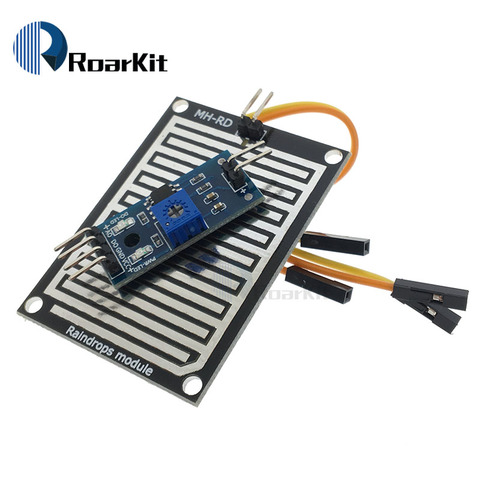 Snow/Raindrops Detection Sensor Module Rain Weather Module Humidity For Arduino ► Photo 1/6