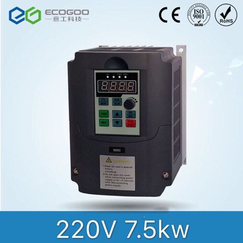 5.5kw 7.5kw 220V 380V VFD AC Frequency Inverter Single Phase Input 3 Phase Output Drives Frequency Converter ► Photo 1/6