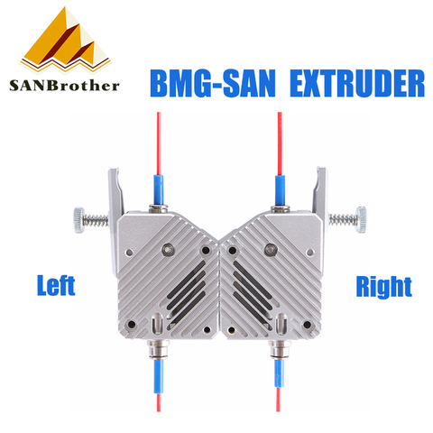 High Quality Dual Gear All Metal Bmg Extruder Bowden Dual Drive Extruder For 3d Printer Mk8 Cr-10 Prusa I3 Mk3 Ender 3 ► Photo 1/6