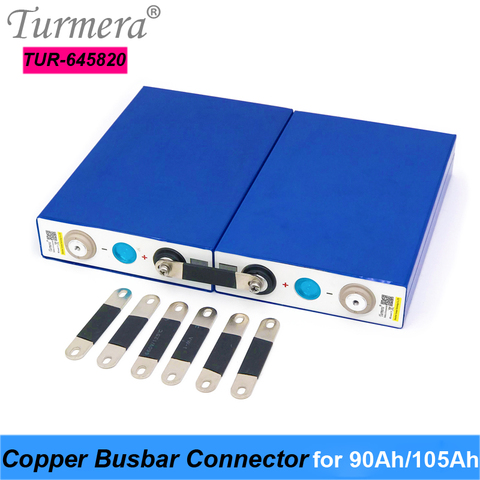 Turmera Copper BusBars Connector for 3.2V Lifepo4 Battery 90Ah 105Ah Assemble for 36V E-Bike  and Uninterrupted Power Supply 12V ► Photo 1/6