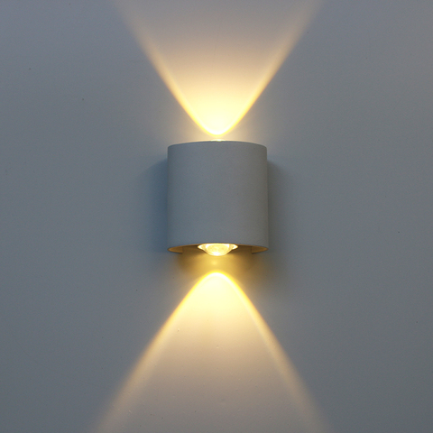 Led Wall Lamp Aluminum Outdoor IP65 Waterproof Up Down Wall Light For Home Stair Bedroom Bedside Bathroom Corridor Lighting RF18 ► Photo 1/6