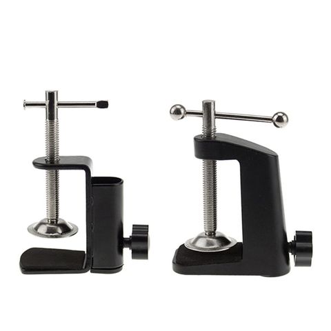 Aluminum Alloy Iron Cantilever Bracket Clamp for Mic Stand Table Lamp Desk Clip ► Photo 1/6