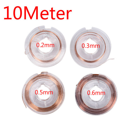 10Meter Magnet Wire Enameled Copper Wire Magnetic Coil Winding For Making Electromagnet Motor Model 0.2mm 0.3mm 0.5mm 0.6mm ► Photo 1/6