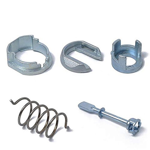 Car Iron Door Lock Cylinder Repair Kit For For VW Caddy 1995-2003 2/3 and 4/5 - Doors, front left or right 5 Piece 6K4837223A ► Photo 1/1