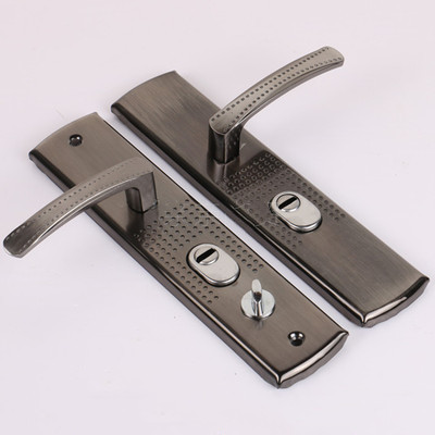 1 Practical door handle set anti-theft lock security lock double latch for bedroom bathroom furniture door lock accessories ► Photo 1/6