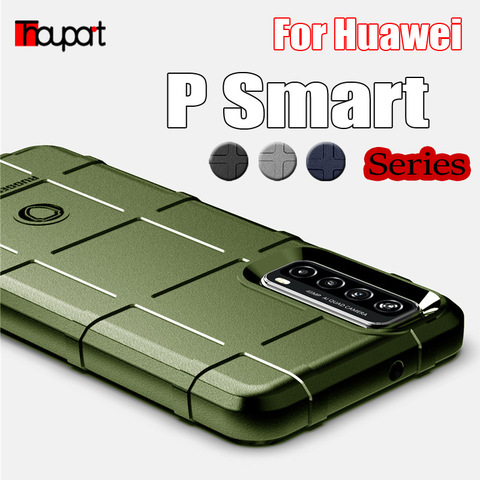 Rugged Shield Silicone Case For Huawei P Smart 2022 / Pro 2022 Z S + Cases Military Shockproof Cover For Huawei PSmart Case Hard ► Photo 1/6