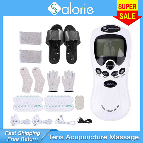 18 Pads Electric TENS Massager Digital Ems Body Healthy massage device meridian therapy massager machine Muscle Massageador ► Photo 1/6