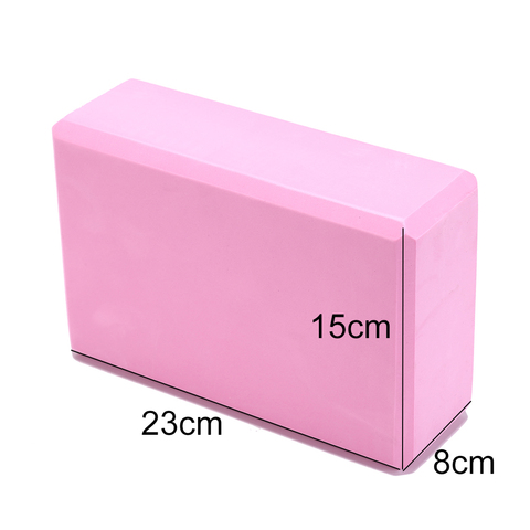 1x EVA Foam Yoga Block Brick Pilates Body Shaping Health Training Sports Exercise Gym Workout Stretching Aid 7 Colors ► Photo 1/6