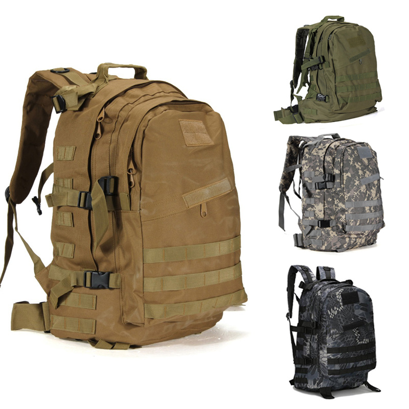55L Shoulder Tactical Backpack Rucksacks Sport Travel Hiking Trekking Bag School 