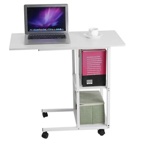 Office Rolling Wheel Notebook Pc Stand, Rolling Computer Desk With Storage