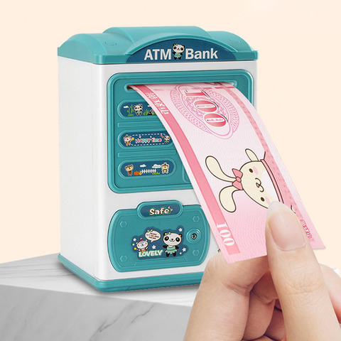 Fingerprint Piggy Bank Large Money Box Savings Box For Coins Music ATM Electronic Coin Cash Piggybank Children Christmas Gift ► Photo 1/1