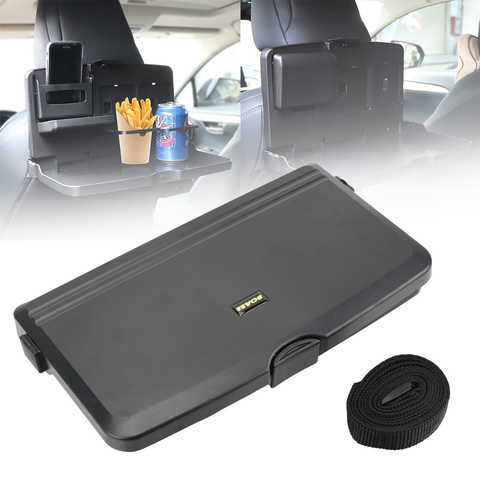 Car Styling Car Folding Food Cup Tray Car Interior Storage Shelf Backseat Cup Holder Dining Table Drink Holder Auto Accessories ► Photo 1/6