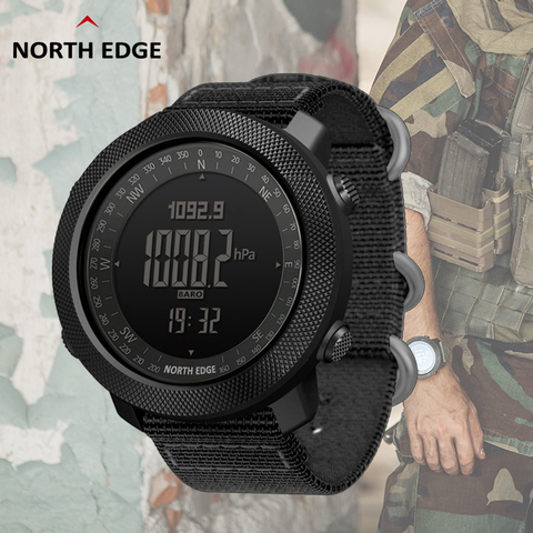 North Edge Smart Watch Men Speedometer Sport Watch Hiking Altimeter Barometer Compass Fitness Tracker Digital Wearable Watch ► Photo 1/6