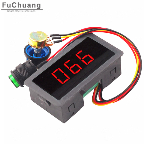 DC PWM Motor Speed Controller CCM5D 16KHz 6-30VDC 6/8A stepless speed control switch 6V 12V 24V LED display ► Photo 1/6