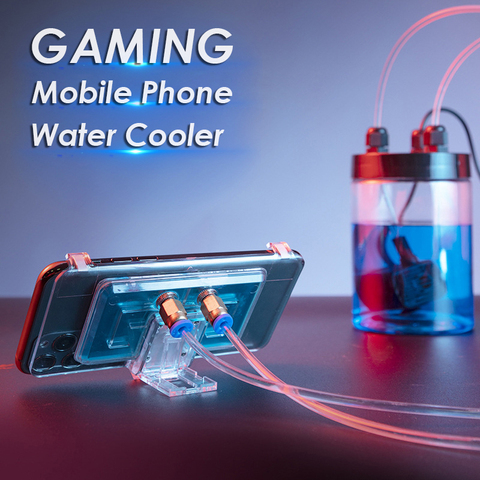 Universal Mobile Phone Water Cooling Radiator Adjustable Portable Fan Holder Phone Water Cooler For iPhone Samsung 5G Cell Phone ► Photo 1/6
