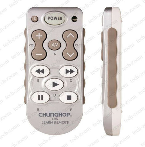 L102 Universal Learning Function Remote Control L-102 For TV SAT DVD CBL CD DVB-T Audio ► Photo 1/4