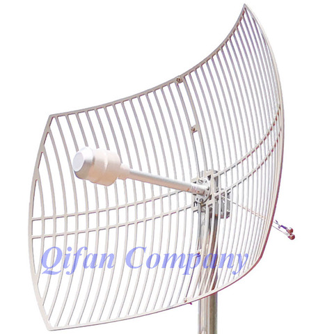 Powerful 3G 4G LTE Parabolic Grid antenna 1700-2700MHz Outdoor Antenna 2X24dBi External ultra long distance Antenna 2pcs/lot ► Photo 1/6