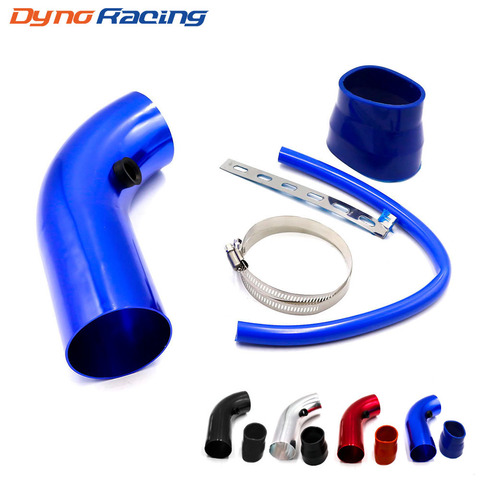 3'' inch 76mm  Universal Aluminum car Air Intake Pipe kit Pipes cold Air Intake System Duct Tube Kit Air filter ► Photo 1/6