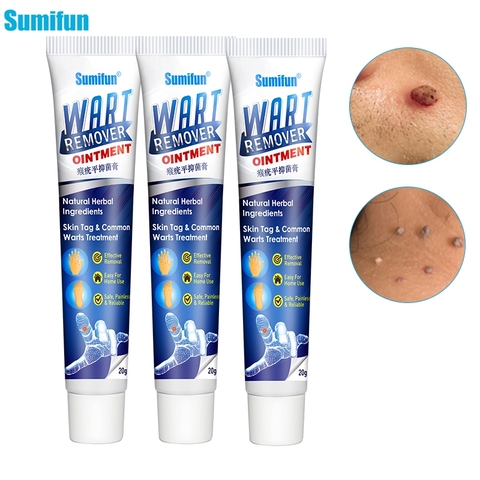 3pcs Wart Treatment Cream Warts Remover Antibacterial Ointment Skin Tag Remover Herbal Extract Foot Corn Plaster Warts Ointment ► Photo 1/6