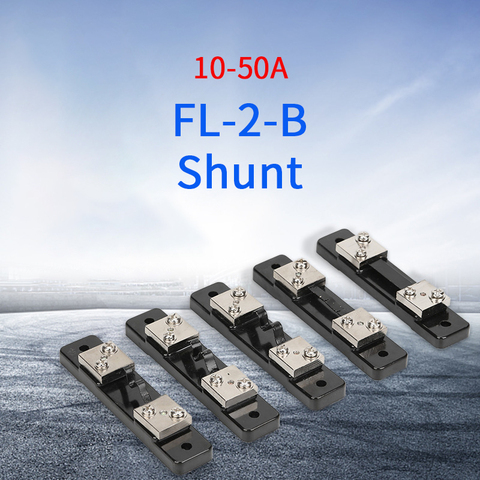 1PCS External Shunt 0.5%FL-2B 10A-50A/75mV Current Meter Shunt resistor For digital ammeter amp voltmeter wattmeter ► Photo 1/6