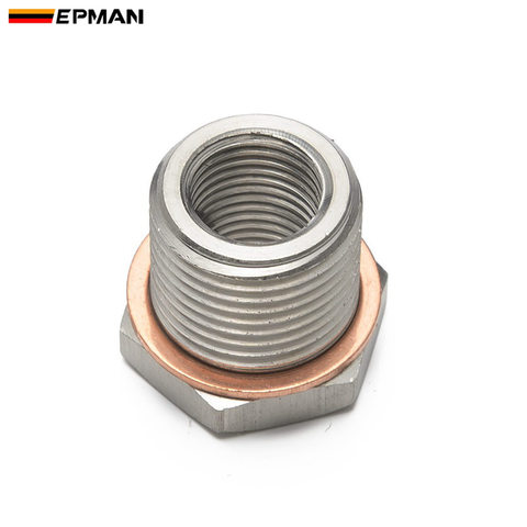 EPMAN Exhaust O2 Oxygen Sensor Spacer Reducer Adapter M18 x 1.5mm to M12 x 1.25mm EPCGQ95 ► Photo 1/6