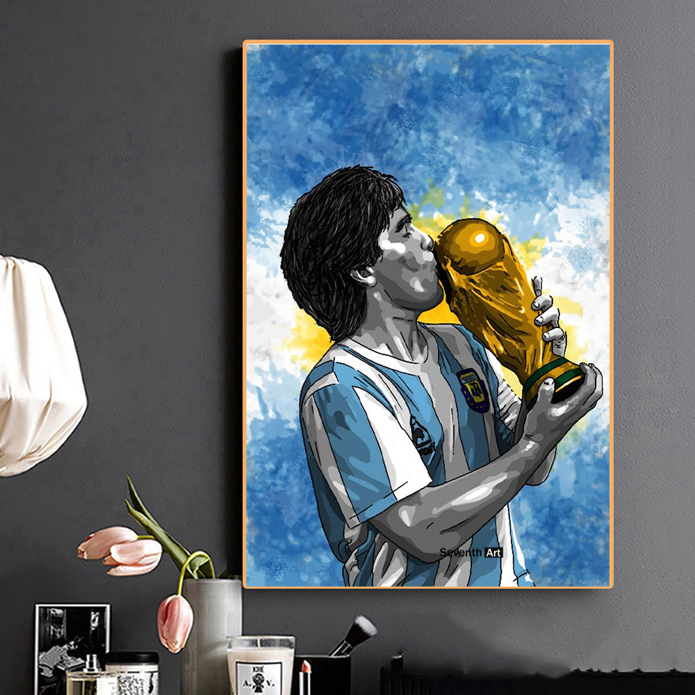 diego maradona hand of god art