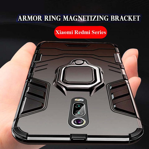 4 In 1 Shockproof Case For Xiaomi Redmi 5 Plus Case Note 5 Pro 6 7 8 4X Case For Xiomi Xiaomi Redmi6 Magnetic Finger Holders ► Photo 1/6