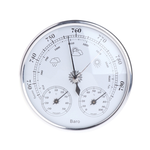 Household Weather Station Barometer Thermometer Hygrometer Wall Hanging ► Photo 1/6