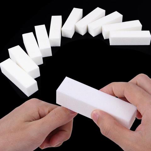 1pcs Nail Buffer nail files and buffers set For UV Gel White Nail File Buffer Block Polish Manicure Pedicure Sanding Nail Art ► Photo 1/6