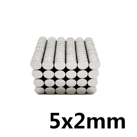 20/50/100/200/300pcs 5x2 mm Rare Earth Magnets Diameter 5x2mm Small Round Magnets 5mmx2mm Fridge Permanent Neodymium Magnets 5*2 ► Photo 1/4