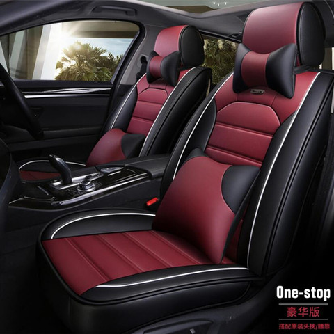 leather car seat cover For ssangyong kyron actyon sport korando rexton accessories seat covers ► Photo 1/6