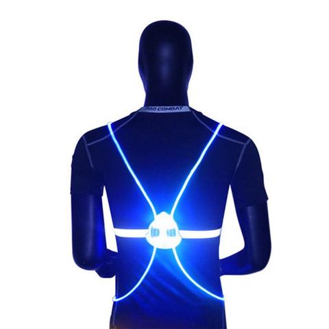 360 Reflective LED Flash Driving Vest High Visibility Night Cycling  Running Riding Outdoor Activities Light Up Safety Bike Vest ► Photo 1/6