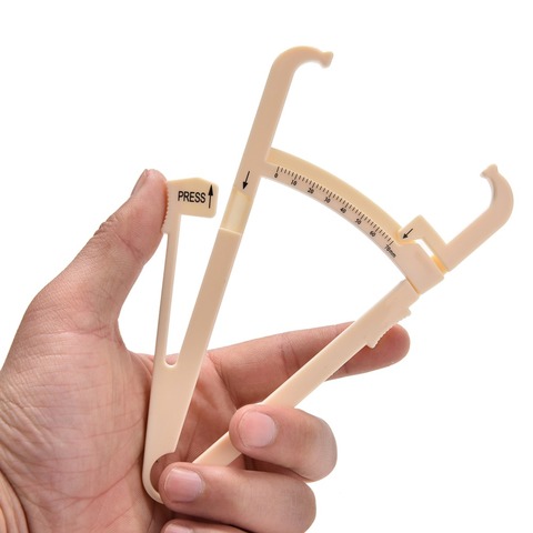 1PCS Personal Body Fat Caliper Skin Analyzer Measure Charts Fitness Slim Keep Health Tester Body Fat Monitor Sebum Meter Folder ► Photo 1/6