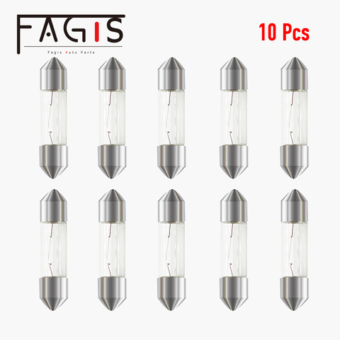 Halogen bulbs C5W Festoon 36mm 12V 10pcs - Halogen bulbs