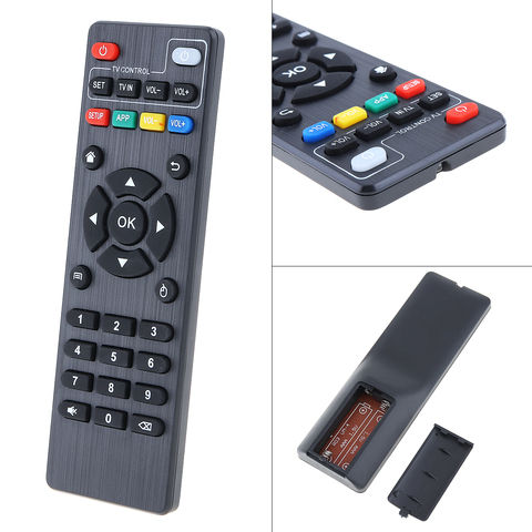 Universal TV Remote Control Replacement 433 MHz 2 x AAA Batteries 10M Long Transmission Distance for MXQ MXQ Pro 4K X96 T9M T95N ► Photo 1/6