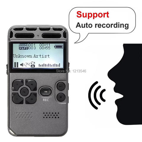 Digital Voice Recorder Audio Recording Dictaphone MP3 LED Display Voice Activated 8GB Memory Noise Reduction Free Shipping ► Photo 1/1