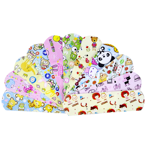 120PCs Waterproof Breathable Cute Cartoon Band Aid Hemostasis Adhesive Bandages First Aid Emergency Kit For Kids Children Baby ► Photo 1/5