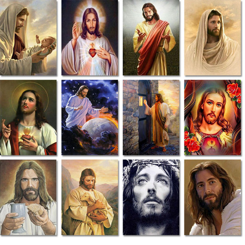 Jesus Christ Diamond Painting Religious Portrait - Full Round