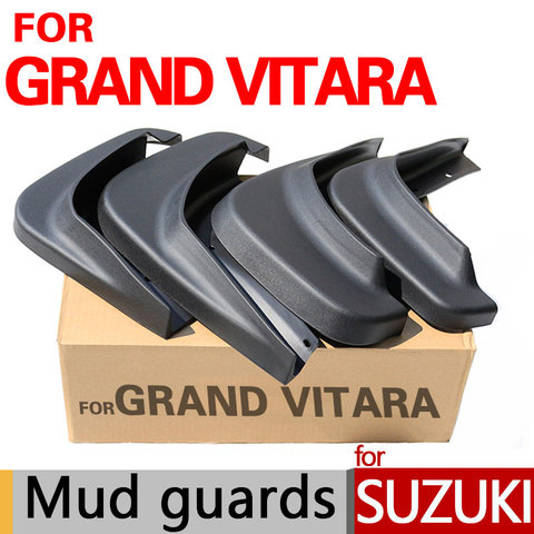 High Quality Mud Flaps For Suzuki Grand Vitara Accessories Mud Guards 2006-2014 2007 2008 2009 2010 2011 2012 2013 Car Styling ► Photo 1/6