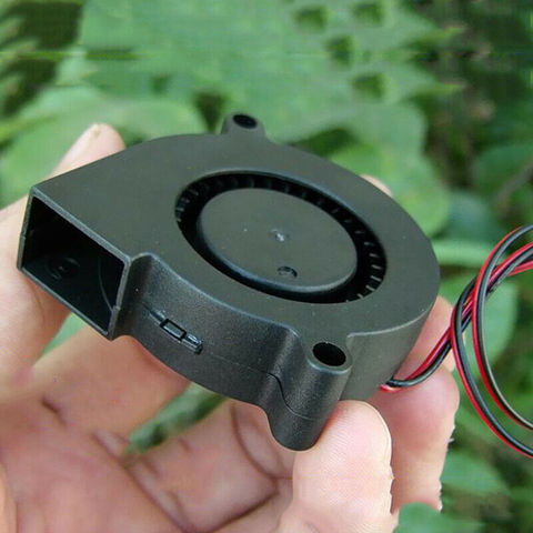 Mini Cooling Turbo Fan DC 12V 18V 24V Brushless Centrifugal Worm Gear Blower Mute Powerful Black Plastic 3D Printer Parts Cooler ► Photo 1/6