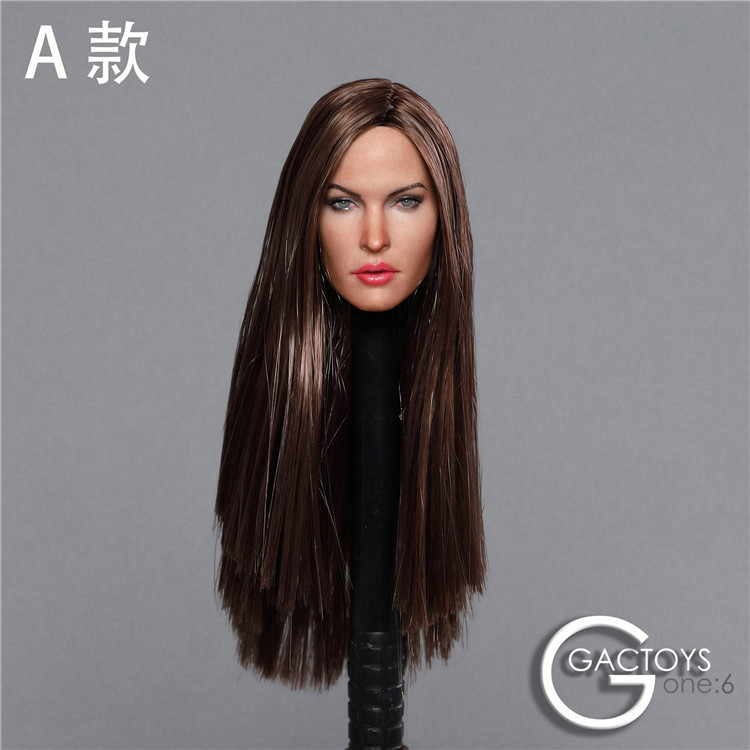 KUMIK KM36 1/6 Angelina Jolie Female Head Sculpt For 12'' Figure Body Toys 